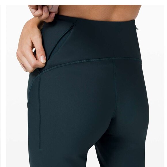 lululemon athletica Pants - Lululemon Chase the Chill Super High-Rise Pant 28" Submarine size 4